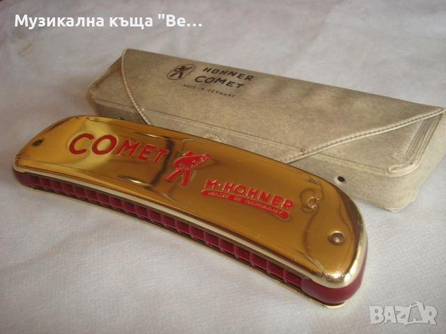 Hohner Comet 40 C Диатонична устна хармоника с калъф, снимка 3 - Духови инструменти - 55280727