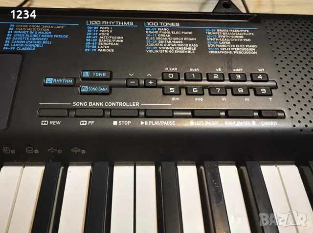 синтезатор клавир CASIO CTK-1200 пиано с 5 октави плътни клавиши и USB , снимка 8 - Синтезатори - 55569394