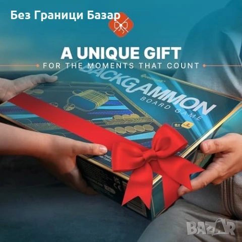 Нова Класическа настолна игра табла тюркоазен сет 32 пулове подаръчна кутия, снимка 3 - Шах и табла - 54923607