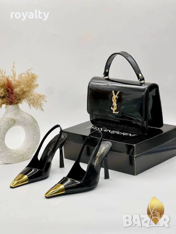 Yves Saint Laurent Нови Дамски Сандали на Ток Различни Цветове , снимка 4 - Сандали - 55093941