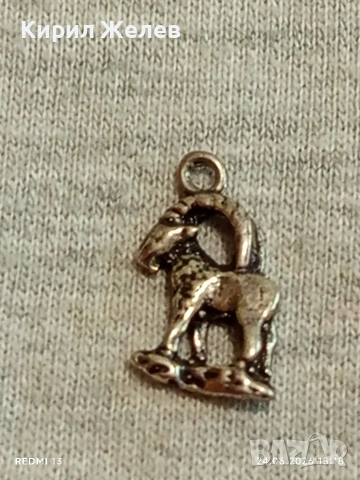 Сребърен медальон зодиакален знак КОЗИРОГ ♑ много красив 29574, снимка 7 - Колиета, медальони, синджири - 55032821