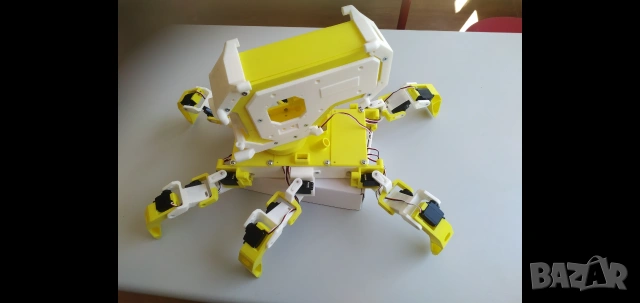 DYI Development Hexapod  ArduinoMEGA робот 3D принт, снимка 3 - Дронове и аксесоари - 54962117