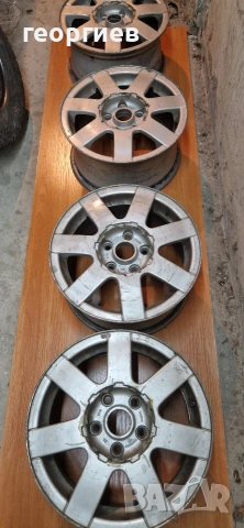 5 Броя Алуминиеви джанти за Volkswagen 15 оригинални запазени, снимка 5 - Гуми и джанти - 54201858