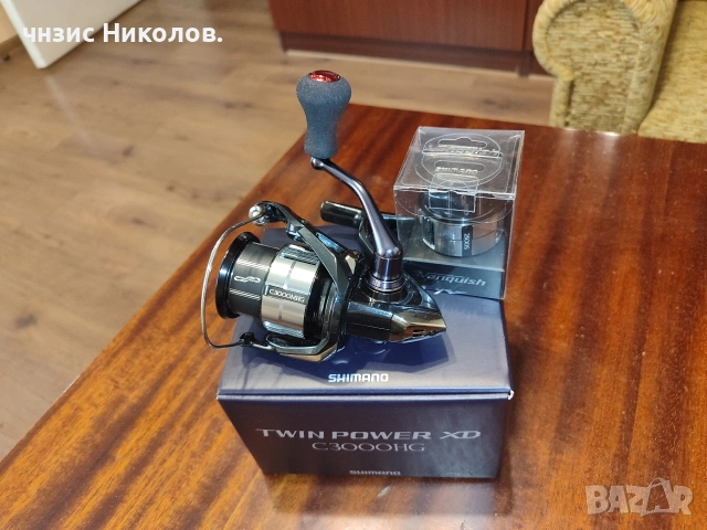 Въдица Yamaga Blanks Blue Current Wizy 610/4pcs и макара Shimano 25 Twin Power XD C3000HG., снимка 6 - Такъми - 54786434