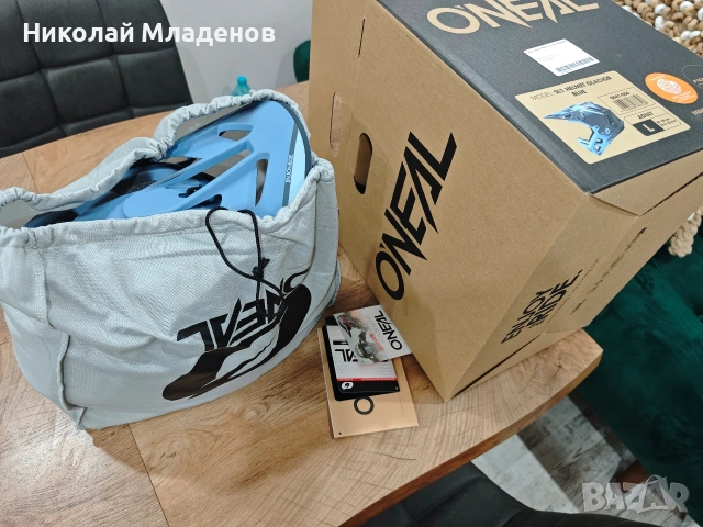 Каска O'NEAL SL1 GLACIOR BLUE - размер L, снимка 5 - Аксесоари за велосипеди - 54867629