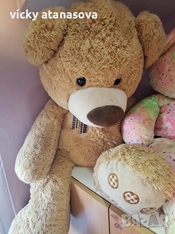 Голямо плюшемо мече, снимка 2 - Плюшени играчки - 54293665