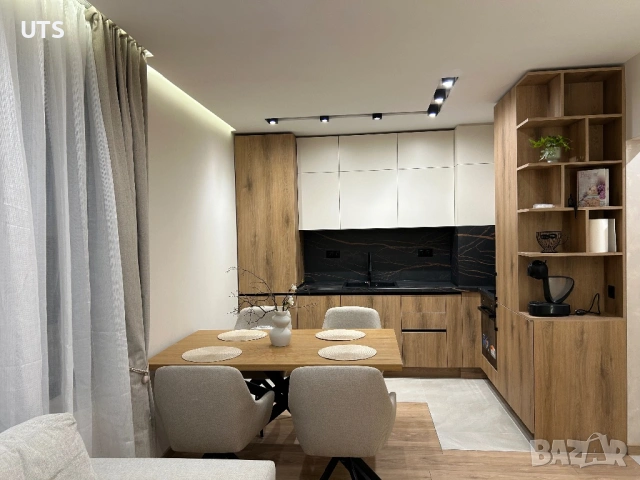  Напълно обзаведен двустаен, преустроен в тристаен апартамент!!!  Югоизток/югозапад в кв. Витоша. 