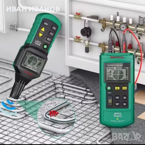 Mastech MS6818 детектор за кабели, комплект с аксесоари , снимка 3 - Други инструменти - 55095394