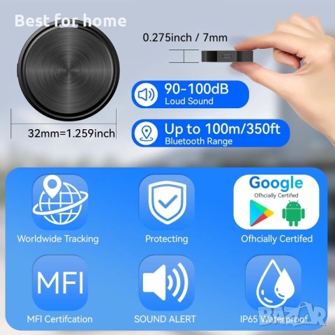  Етикет за Android или Apple, интелигентен GPS тракер TDTOD, снимка 7 - Друга електроника - 54452664