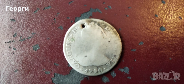 Сребърни 2 реала Испания, снимка 4 - Нумизматика и бонистика - 53999610