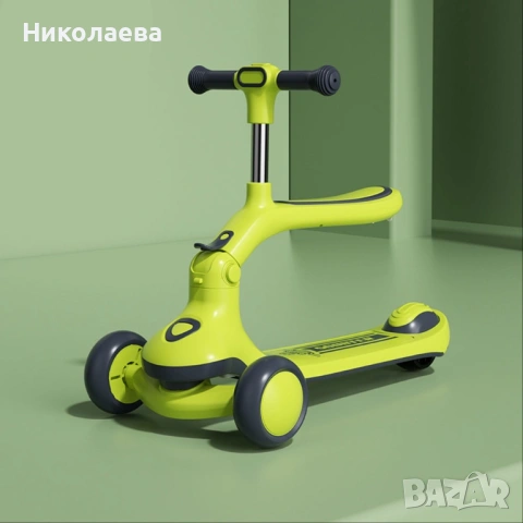 Скутер тротинетка 3 в 1, снимка 7 - Детски велосипеди, триколки и коли - 54448462