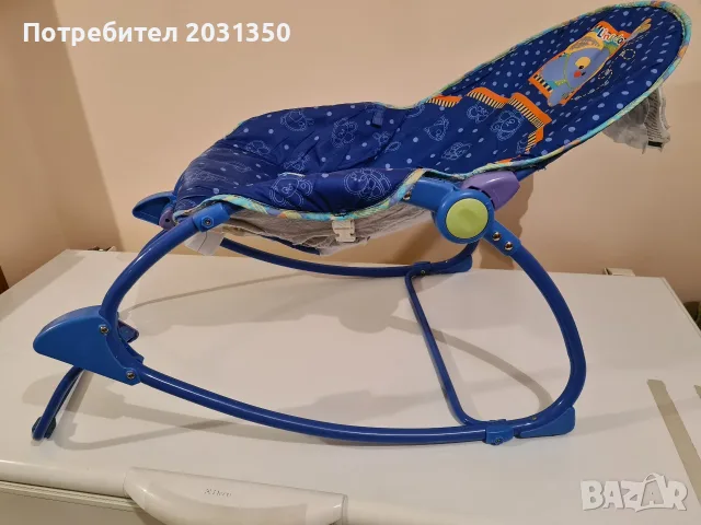 бебешки шезлонг Fisher price 3 в 1 Link a Doos, снимка 5 - Детски шезлонги - 39314398