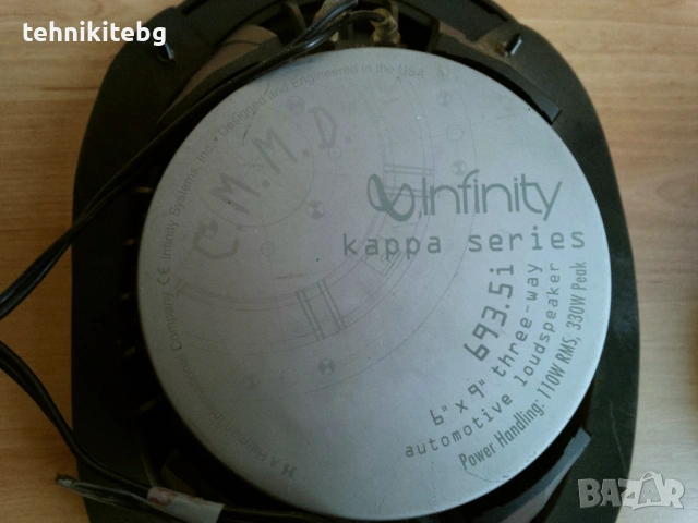 ⭐⭐⭐ Infinity Kappa ⭐⭐⭐ - Американски елипси 6 х 9 , трилентови , 2 х 110 вата , снимка 4 - Тонколони - 54328147