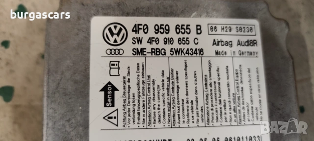 Централа Airbag 4F0 959 655 B Audi A6 Avant 4G C6 3.0TDI - 224к.с., снимка 2 - Части - 54822280