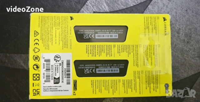 Продавам RAM памет Corsair Vengeance DDR5 64GB (2x32GB) 5200MHz – Отлично състояние, снимка 2 - RAM памет - 54078887