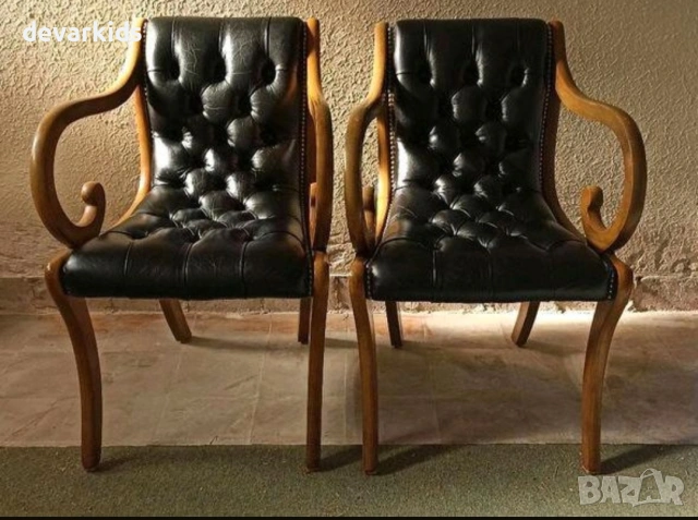 2 оригинални стола Chesterfield 