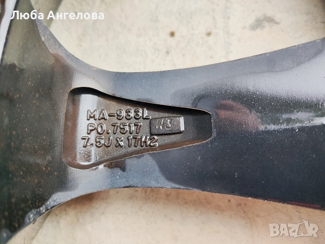 Алуминиеви джанти FLW 17 цола със зимни гуми, снимка 18 - Гуми и джанти - 54541501