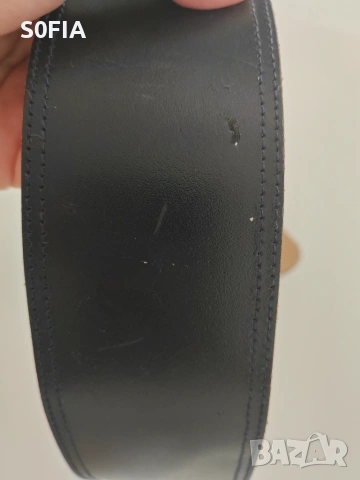 Emilio Carducci  75sm Италиански кожен колан със златна тока за талия , снимка 2 - Колани - 55098309