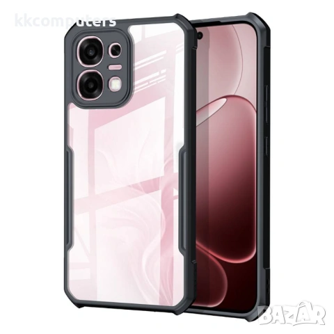 XUNDD Прозрачен Калъф за Oppo A6 Pro 5G / 4G - TPU+Акрил, Airbag, 0.8mm защита, Черен