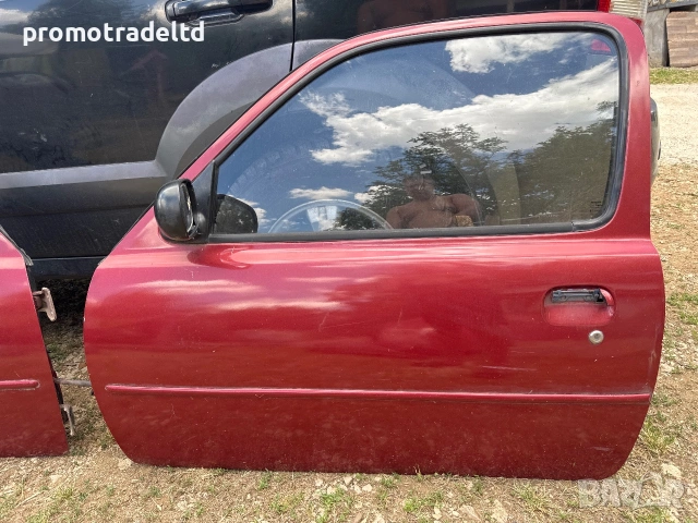 Лява дясна врата Нисан Микра К11 двуврата Nissan Micra K11 огледало огледала, снимка 4 - Части - 54958354