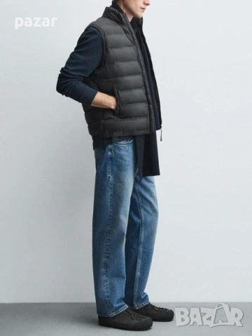 ZARA Мъжки Пухен Елек S-M, снимка 6 - Якета - 54290042