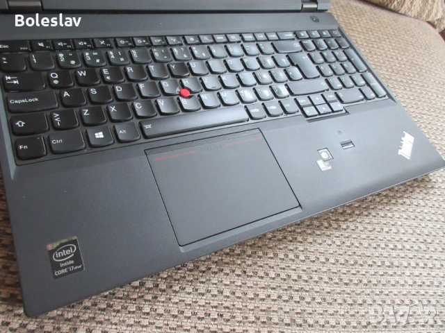 Лаптоп Lenovo Thinkpad W540,i7-4800MQ,16GB RAM,500GB SSD,нова 9 клетъчна батерия,докинг станция, снимка 6 - Лаптопи за работа - 51665753