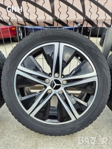 Джанти Mercedes 18 цола , 5х112 , 7.5j , et52.5 , 245/45/18, снимка 3 - Гуми и джанти - 54483835