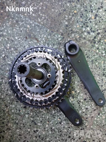 Курбели и средно Shimano SLX, снимка 4 - Части за велосипеди - 55597232