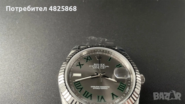 Rolex Datejust 41mm Wimbledon , снимка 4 - Мъжки - 54526466