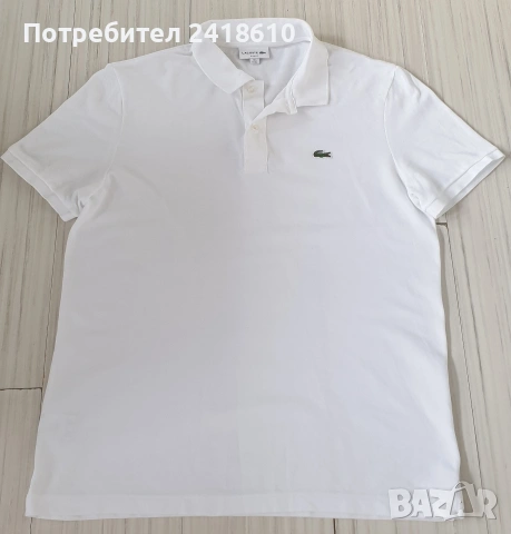 Lacoste Pique Cotton Slim Fit  Mens Size 6 - XL  НОВО! ОРИГИНАЛ! Мъжка Тениска!