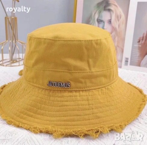Jacquemus Нова Дамска Лятна Шапка Различни Цветове , снимка 5 - Шапки - 55173130