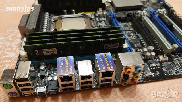 ASUS P9X79 WS LGA2011 + Intel Xeon E5-2630L + 32GB DDR3, снимка 3 - Дънни платки - 54357783