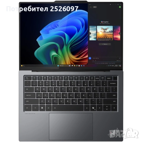 НОВ ThinkPad X9-14 Aura/3K OLED Touch/Ultra 7 268V/32GB 8533MHz/1TB, снимка 5 - Лаптопи за работа - 54609510