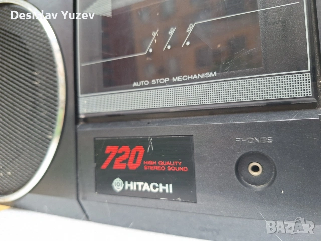 Hitachi 720, снимка 4 - Радиокасетофони, транзистори - 54448991