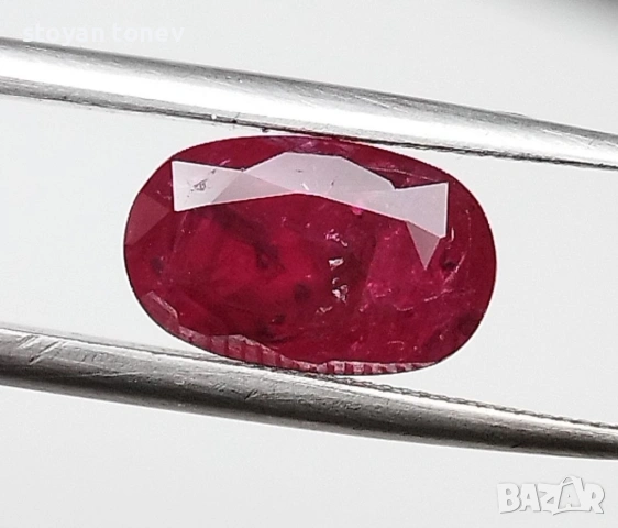 Изключителен естествен рубин 2.39 карата – Top Red Мозамбик! , снимка 11 - Други - 54823309