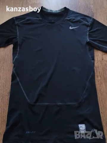 nike pro combat - страхотна мъжка тениска Л КАТО НОВА, снимка 6 - Тениски - 55694767