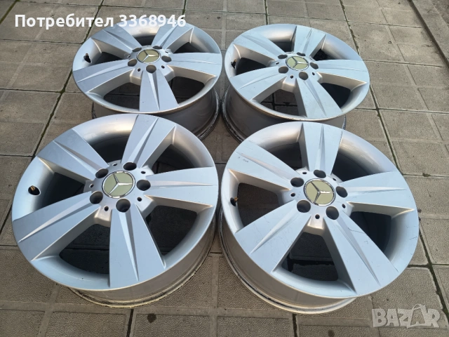 Оригинални Джанти Мерцедес ВИАНО Вито 17" 5х112 Mercedes Vito 5x112, снимка 6 - Гуми и джанти - 54047041