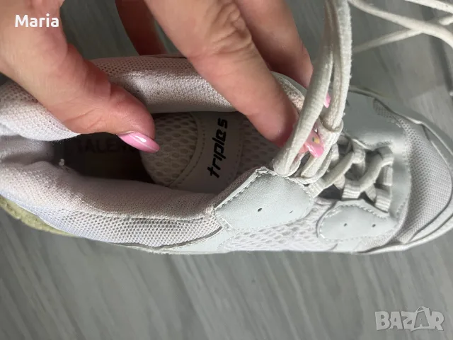 Маратонки Balenciaga Triple S – №37, снимка 3 - Маратонки - 55586420