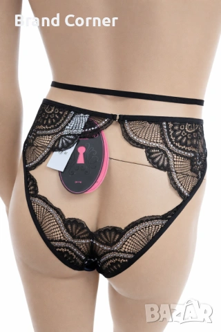 Hunkemöller дамско дантелено долнище XL с ефектни ленти, снимка 3 - Бельо - 54514946