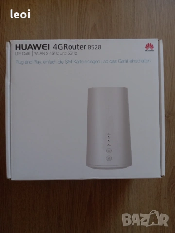 4G рутер Huawei B528 с отключен SIM за всички оператори, НОВ, снимка 9 - Рутери - 54837980
