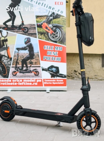 Електрическа тротинетка  Kugoo S1 MAX 40 км пробег 31 км макс скорост БАРТЕР, снимка 4 - Скейтборд, ховърборд, уейвборд - 54413770