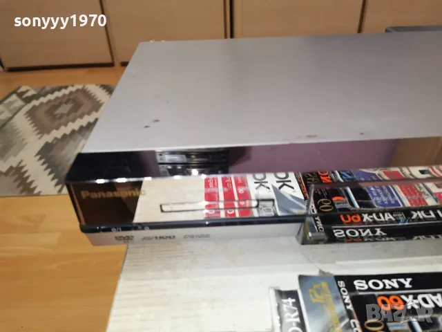 PANASONIC DMR-HS2EG HDD/DVD ВНОС SWISS 0208261922L4, снимка 3 - Плейъри, домашно кино, прожектори - 55512487