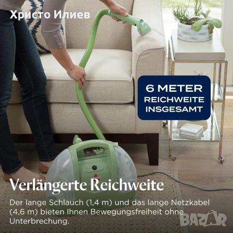 Перяща прахосмукачка Bissell Little Green 4098N, снимка 3 - Прахосмукачки - 55060898