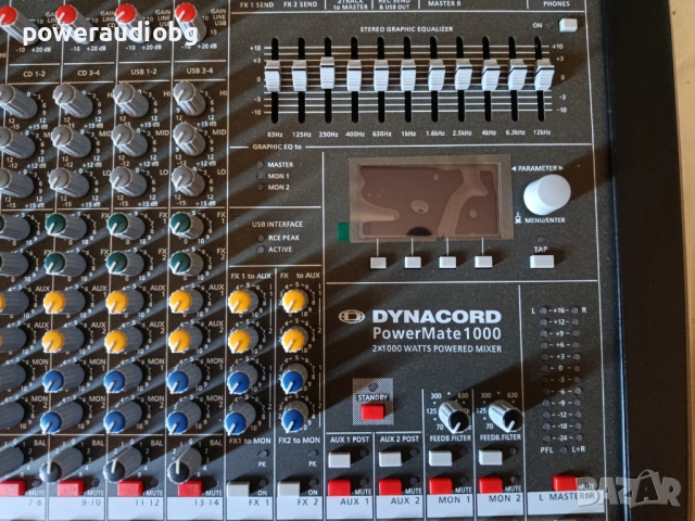 Продавам смесителен пулт Dynacord Powermate 1000-3   2x1000 Вата, снимка 4 - Ресийвъри, усилватели, смесителни пултове - 54494698
