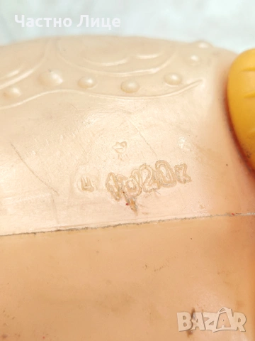 Голяма Рядка Руска Соц СССР Гумена Играчка Петел 1960те, снимка 4 - Колекции - 54098988