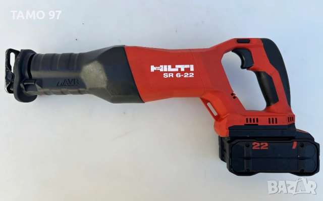 HiLTi SR 6-22 AVR Nuron - Безчетков саблен трион 2x22V 5.10Ah перфектен!, снимка 2 - Триони и циркуляри - 54684056