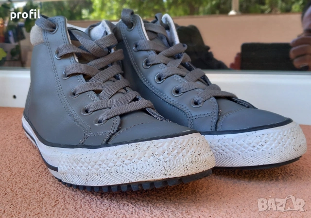 Дамски/юношески Converse кожени кецове №37, снимка 2 - Кецове - 54277632