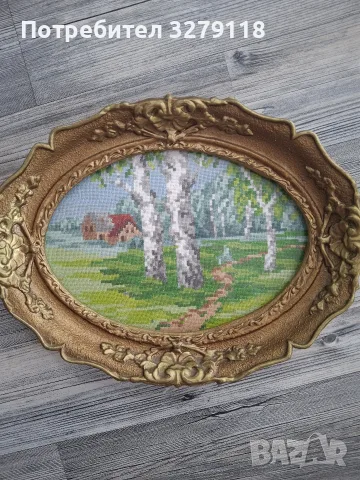 Продавам гоблен, Къщата с дърветата, снимка 2 - Гоблени - 55378310