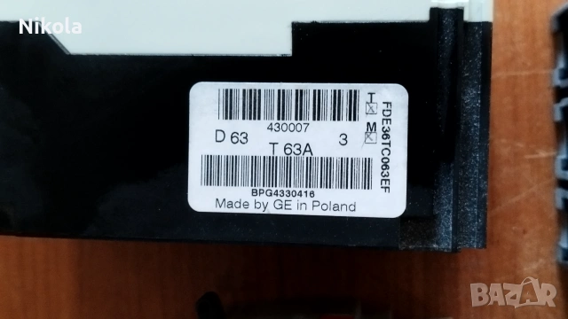 Автоматични Трифазни прекъсвачи GE Record Plus FD63 - 63A (General Electric), снимка 14 - Строителни материали - 55004985