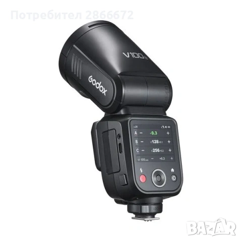 Светкавица Godox V100 за Nikon, снимка 2 - Светкавици, студийно осветление - 54878222